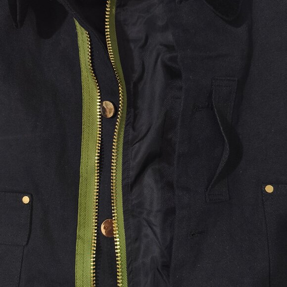 Carhartt x Sacai Black Faux Two-Piece Jacket - Picture 8 of 14